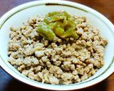 香りで食べる肉そぼろ 　梅塩麹使用　青梅・完熟梅作り方6写真