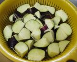 お弁当の手作り冷凍おかず～茄子味噌作り方1写真
