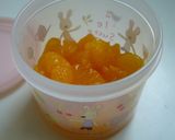 お弁当のデザートに☆ふるふるミルクかん作り方8写真