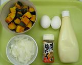 かぼちゃサラダ作り方1写真