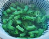 ゴーヤ入りドライカレー★温玉のせ作り方1写真