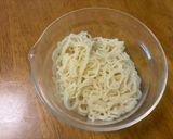 香ばし海老オイルとすだちのあえ麺作り方3写真