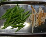 モロッコいんげんとちくわの田舎炒め作り方1写真