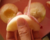 桃を制覇する♪～きれいにむいて食べたい～作り方5写真