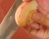 桃を制覇する♪～きれいにむいて食べたい～作り方6写真