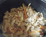 *炊き込み風　豚肉と、たけのこの旨飯*作り方5写真
