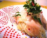 キウイと生ハムの冷製パスタ作り方4写真
