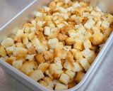 焼くだけ簡単♪ヘルシー♬我が家のクルトン作り方3写真