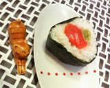 ✿ワサビ明太の❀夏✿おにぎり作り方4写真