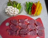 豚のヒレ肉と夏野菜のソテー作り方1写真