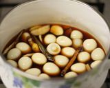 NO.25うずら卵のしょうゆ煮　韓国料理作り方4写真