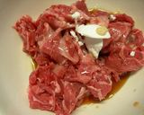 茎ブロッコリーと牛肉のオイスター炒め作り方2写真