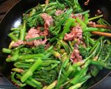 茎ブロッコリーと牛肉のオイスター炒め作り方6写真