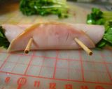 ハムとカイワレの森作り方2写真