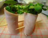 ハムとカイワレの森作り方3写真