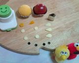 キャラ弁☆エルモ&ビックバード作り方1写真