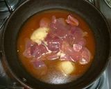 うまガッツリ♪鶏レバネギ丼作り方3写真