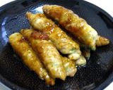 オクラのチーズ照り焼き肉巻き♪お弁当にも作り方4写真