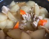 冬瓜と鶏もも肉の煮物作り方3写真