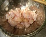 鶏皮で、キャベツが美味しい炒め物。作り方1写真