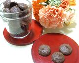 チョコとオレンジのヘーゼルナッツマカロン作り方5写真