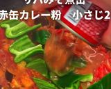 夏野菜とサバの味噌煮缶の無水カレー作り方4写真