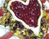 ★簡単で豪華！ひき肉野菜オムレツ★作り方6写真
