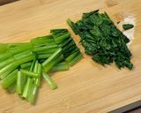 小松菜の中華炒め作り方2写真
