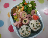 お弁当おかず★型抜きのだるま串♬♪作り方5写真