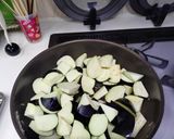 豚肉、ナス、玉ネギの砂糖醤油炒め作り方10写真