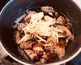 すき焼きのタレで牛すじの甘辛煮作り方5写真