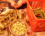 超簡単！色がきれいなそらまめごはん作り方1写真