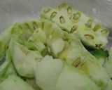 ゴーヤーと豚肉のにんにく味噌炒め作り方1写真