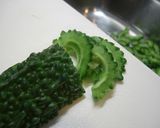 ゴーヤーと豚肉のにんにく味噌炒め作り方2写真