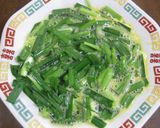 レンチン♡あんかけニラ玉♬作り方3写真