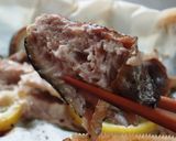 冷凍秋刀魚（さんま）のレモン焼き作り方5写真