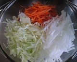 レンジでチン♪千切り野菜サラダ作り方1写真