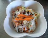 レンジでチン♪千切り野菜サラダ作り方6写真