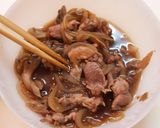 レンジで簡単！つゆだく豚丼作り方3写真
