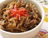 レンジで簡単！つゆだく豚丼作り方4写真