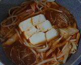 簡単スンドゥブ風！海鮮もやしキムチ鍋作り方4写真