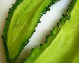 厚揚げで作る旨味♪ゴーヤチャンプル★作り方1写真