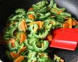 甘いゴーヤ味噌炒め作り方4写真