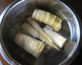 豚肉と淡竹（はちく）の炒め物作り方3写真