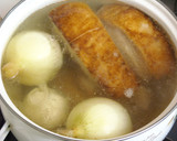トロトロ豚角煮とまるごとタマネギ作り方4写真