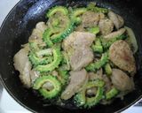豚肉とゴーヤのチーズ味噌炒め作り方9写真