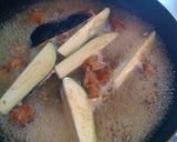 焼き鳥缶で本格和風パスタ♪作り方2写真