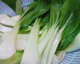 ちんげんさいと豚肉の炒め物作り方1写真