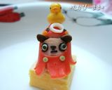 キャラ弁　かぶり物ウインナー♪作り方6写真