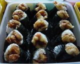 運動会のお弁当 天むす弁当作り方1写真